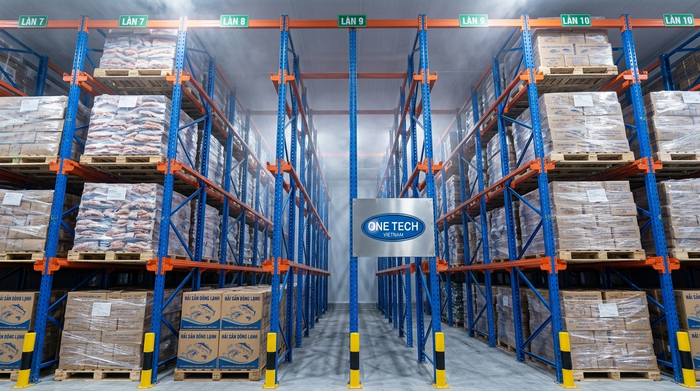 Kệ drive in cho kho lạnh thủy sản và thực phẩm