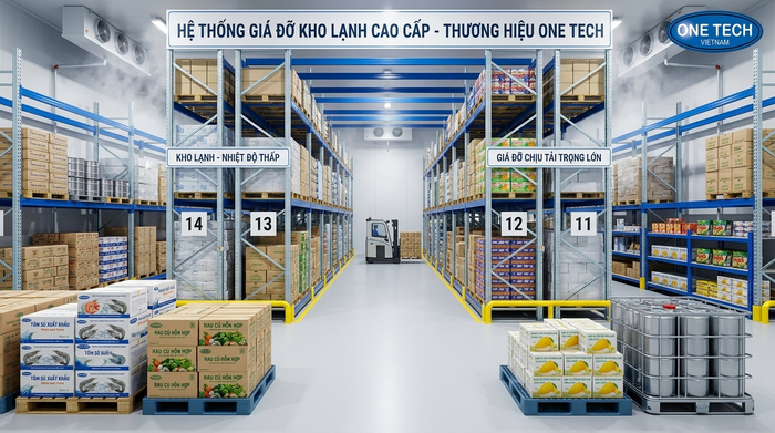 Tiêu chí chọn kệ kho lạnh Cần Thơ theo tải trọng và pallet Tiêu chí chọn kệ kho lạnh Cần Thơ theo tải trọng và pallet