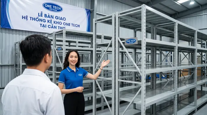 Bàn giao hệ thống kệ kho trung chuyển Cần Thơ