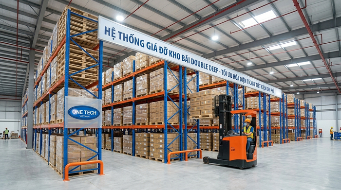 Báo giá kệ Double Deep Cần Thơ theo layout Báo giá kệ Double Deep Cần Thơ cần dựa trên layout và tải trọng pallet