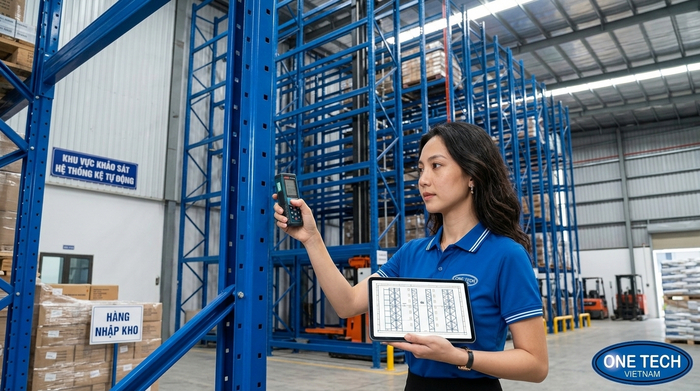 Khảo sát kho để lập báo giá Stacker-Crane Cần Thơ chính xác