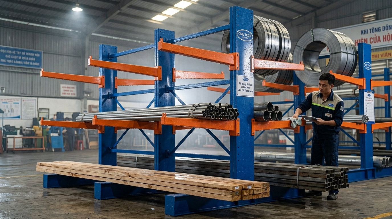 Bảo trì kệ tay đỡ Cần Thơ trong kho có độ ẩm cao
