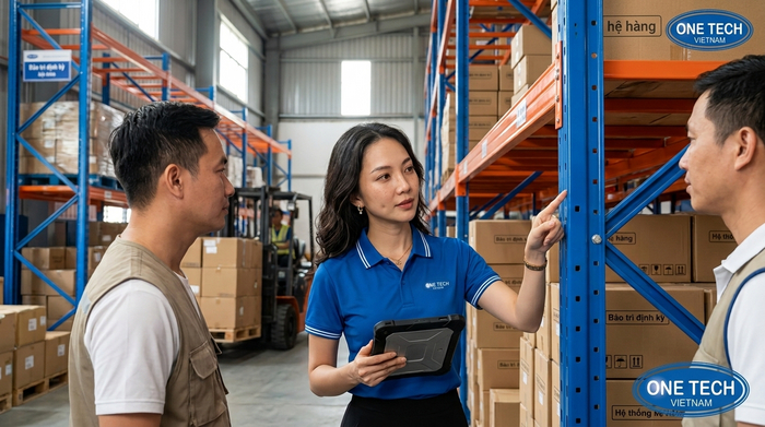 Chế độ hậu mãi và bảo hành chuyên nghiệp từ OneTech Dịch vụ bảo hành và bảo trì kệ kho hàng tận nơi