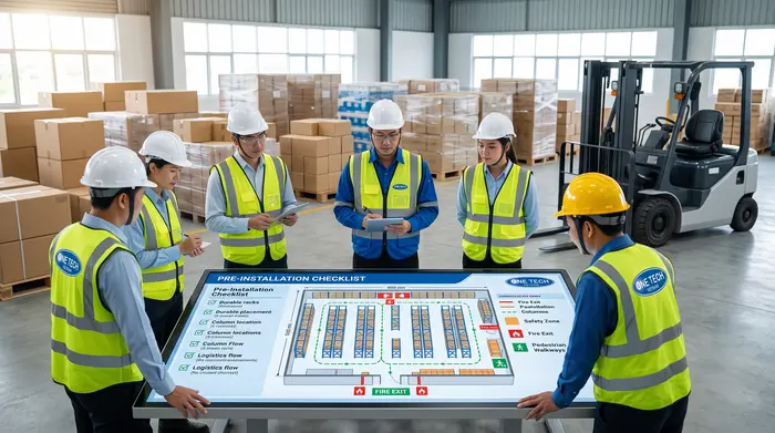 Checklist chuẩn bị lắp đặt kệ kho trung chuyển Cần Thơ