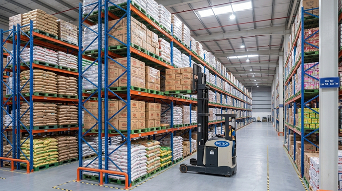 Tối ưu diện tích kho bằng kệ Double Deep Cần Thơ Kệ Double Deep Cần Thơ giúp tối ưu diện tích kho pallet