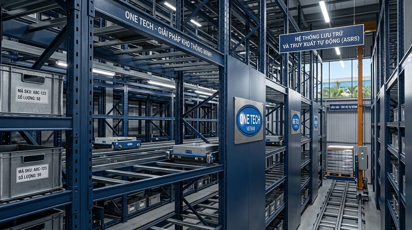 Kệ kho ASRS Cần Thơ cần chú ý sơn tĩnh điện và chống ăn mòn trong môi trường ẩm