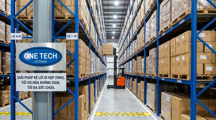 Lựa chọn Kệ Narrow Aisle Cần Thơ theo nhu cầu lưu trữ và vận hành kho