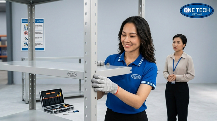 Quy trình lắp đặt kệ sắt V lỗ đúng kỹ thuật Quy trình lắp đặt kệ sắt v lỗ đúng kỹ thuật và an toàn