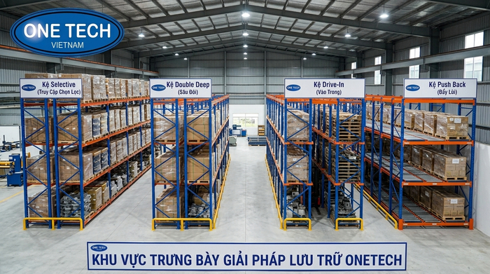 So sánh kệ Double Deep với các loại kệ pallet So sánh kệ Double Deep Selective Drive In cho kho Cần Thơ