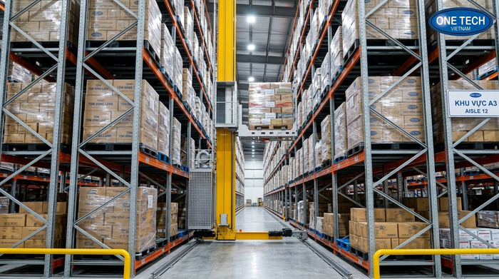 Stacker-Crane Cần Thơ trong hệ thống kho tự động ASRS