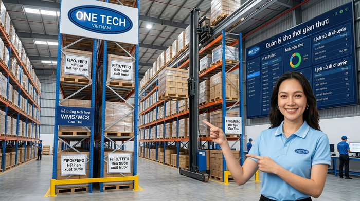 Stacker-Crane Cần Thơ tích hợp phần mềm WMS và WCS