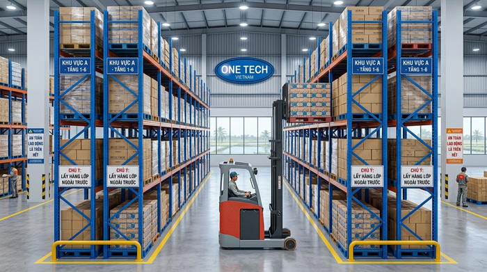 Thông số kệ Double Deep Cần Thơ Thông số kỹ thuật kệ Double Deep Cần Thơ theo pallet và xe nâng