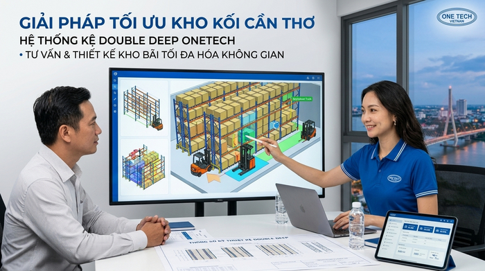 Tư vấn Kệ Double Deep Cần Thơ Tư vấn thiết kế kệ Double Deep Cần Thơ bởi OneTech Group