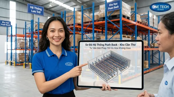 Tư vấn Kệ Push Back Cần Thơ Tư vấn Kệ Push Back Cần Thơ theo nhu cầu kho hàng thực tế