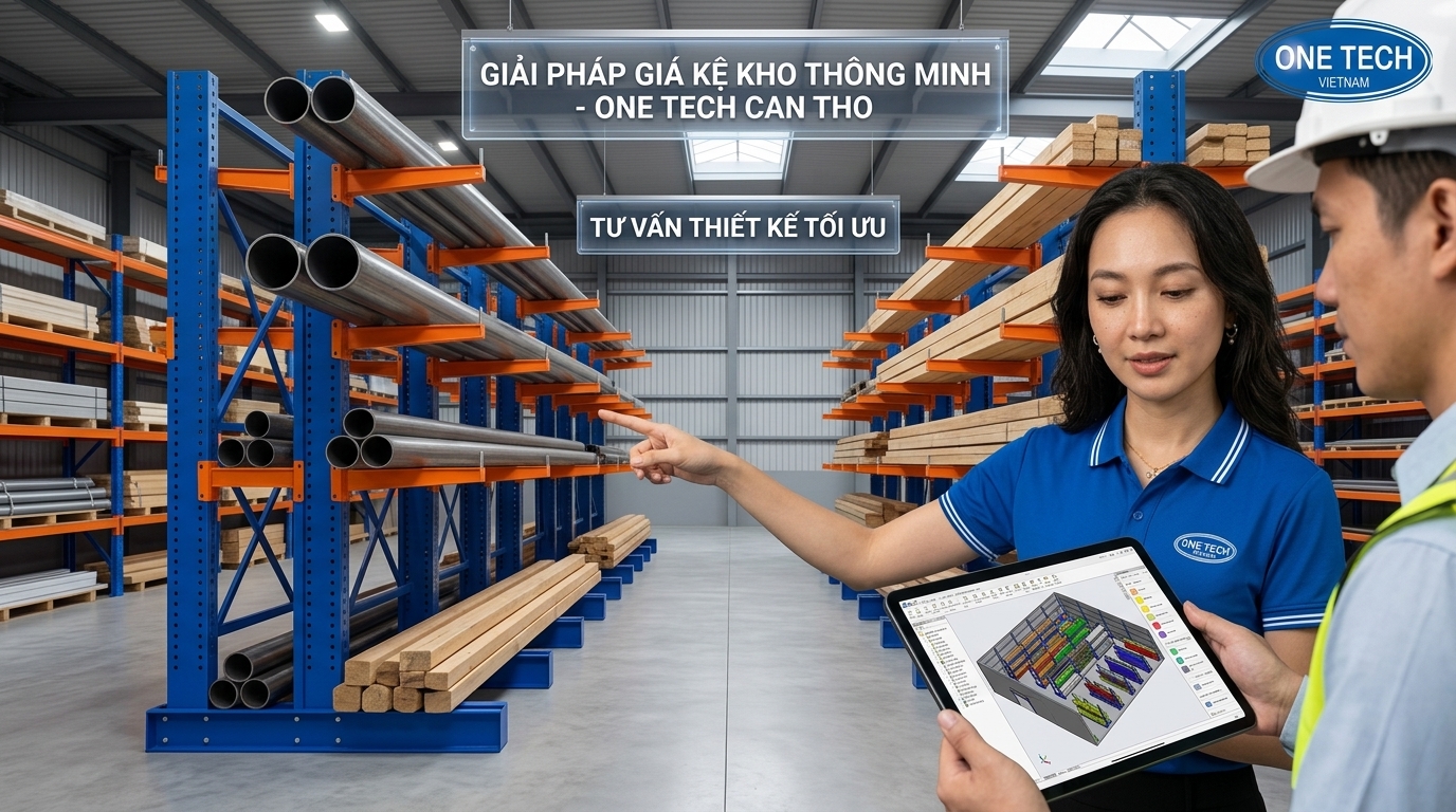 Tư vấn kệ tay đỡ Cần Thơ theo mặt bằng kho thực tế