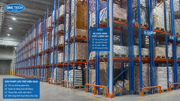 Cấu tạo kệ pallet racking Cấu tạo kệ pallet racking cho kho logistics tại Cần Thơ