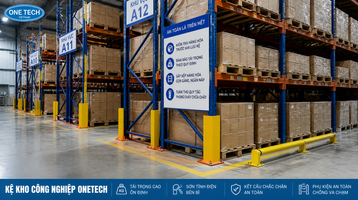 Phụ kiện bảo vệ kệ kho logistics Phụ kiện an toàn cho kệ kho logistics Cần Thơ