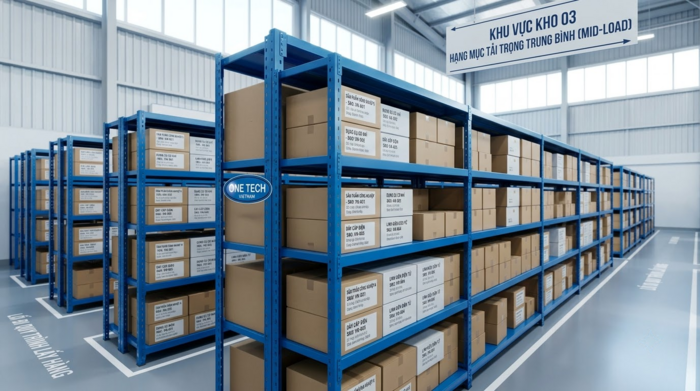 Kệ trung tải thép sơn tĩnh điện phù hợp khí hậu miền Tây